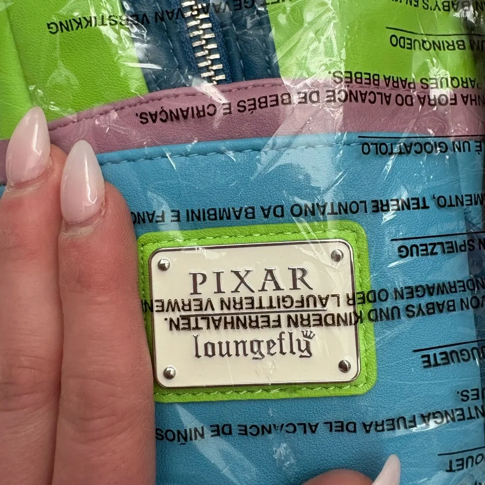 Loungefly Blue and Green Alien Backpack - Picture 5 of 13